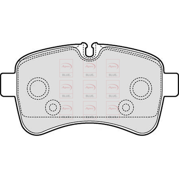 APEC BLUE BRAKE PADS (REAR) (R90) image