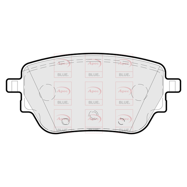 APEC BLUE BRAKE PADS (REAR) (R90) image