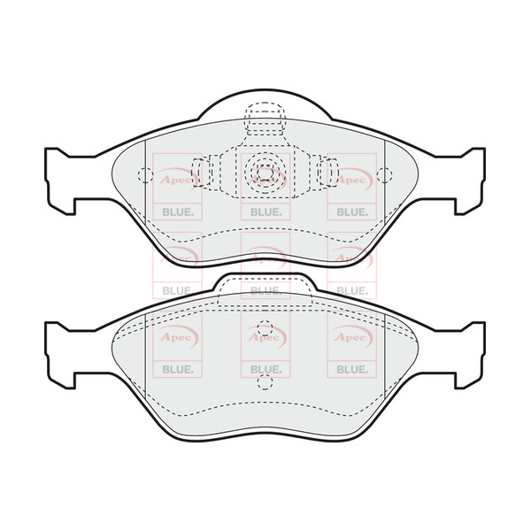 APEC BLUE BRAKE PADS (FRONT) (R90) image