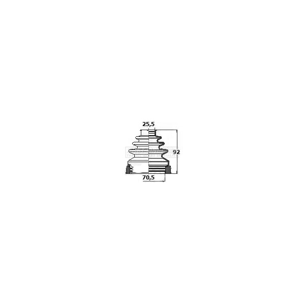C.V. JOINT BOOT KIT (INNER) image