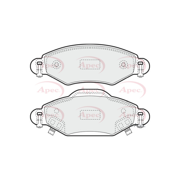 APEC BRAKE PADS (FRONT) (R90) image