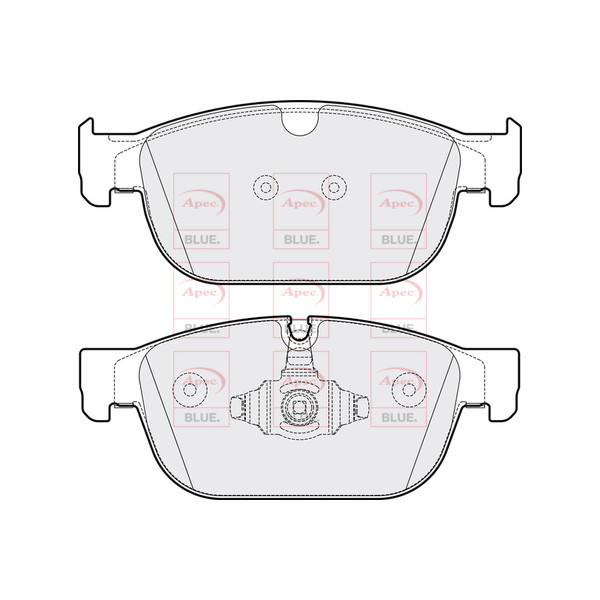 APEC BLUE BRAKE PADS (FRONT) (R90) image
