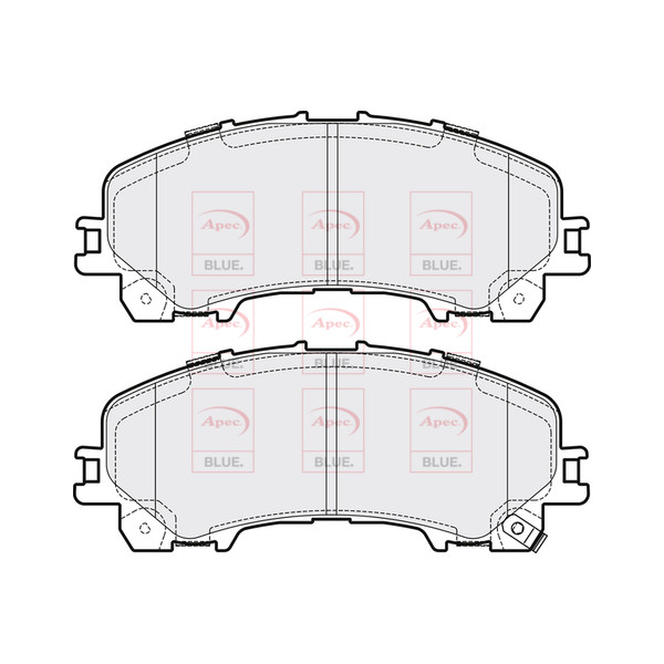 APEC BLUE BRAKE PADS (FRONT) (R90) image