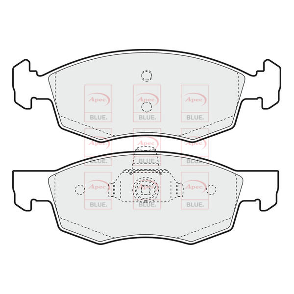 APEC BLUE BRAKE PADS (FRONT) (R90) image
