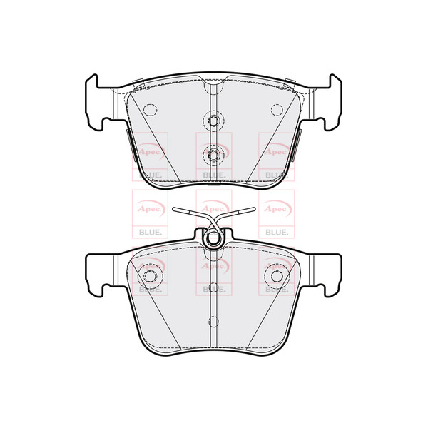 APEC BLUE BRAKE PADS (REAR) (R90) image