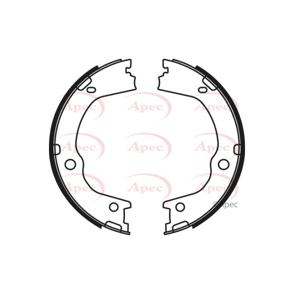 APEC BRAKE SHOES (REAR) (R90) image