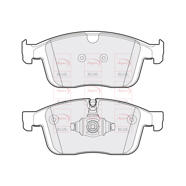 APEC BLUE BRAKE PADS (FRONT) (R90) image