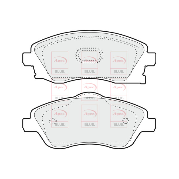 APEC BLUE BRAKE PADS (FRONT) (R90) image