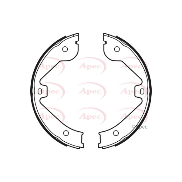 APEC BRAKE SHOES (REAR) (R90) image