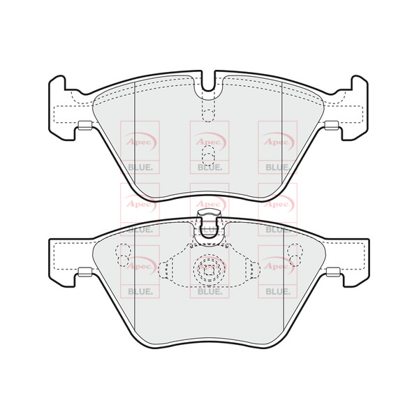 APEC BLUE BRAKE PADS (FRONT) (R90) image