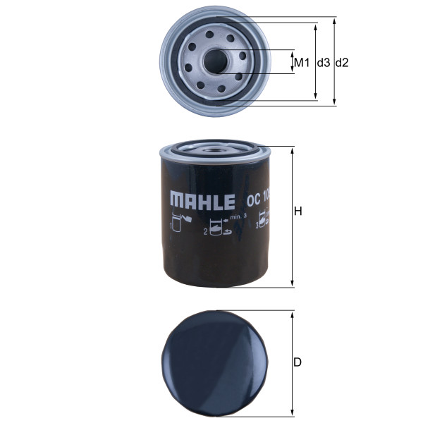 OIL FILTER - SPIN ON image