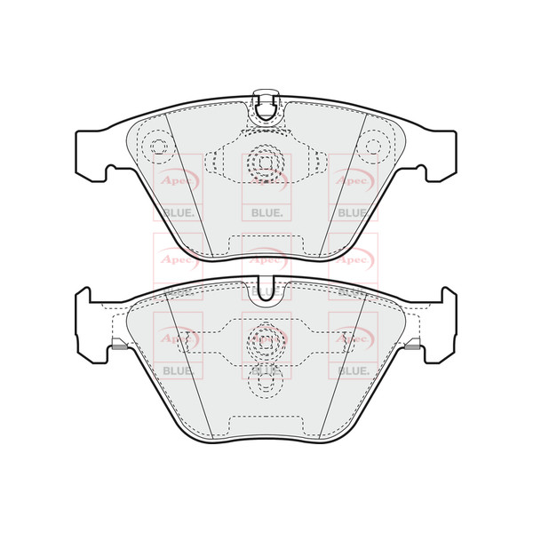 APEC BLUE BRAKE PADS (FRONT) (R90) image
