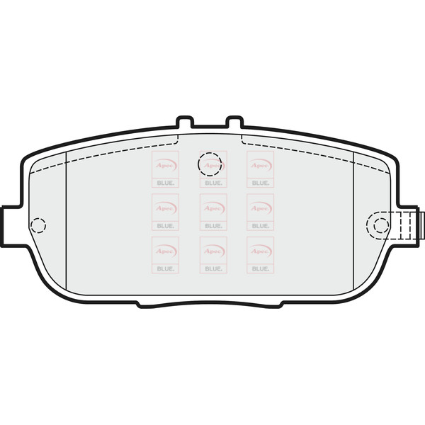 APEC BLUE BRAKE PADS (REAR) (R90) image