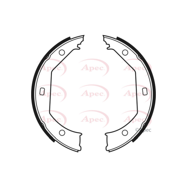 APEC BRAKE SHOES (REAR) (R90) image
