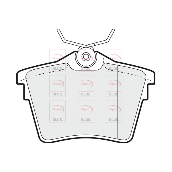 APEC BLUE BRAKE PADS (REAR) (R90) image