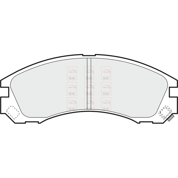 APEC BLUE BRAKE PADS (FRONT) (R90) image