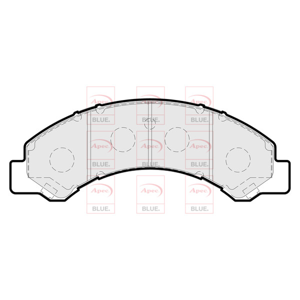 APEC BLUE BRAKE PADS (FRONT) (R90) image