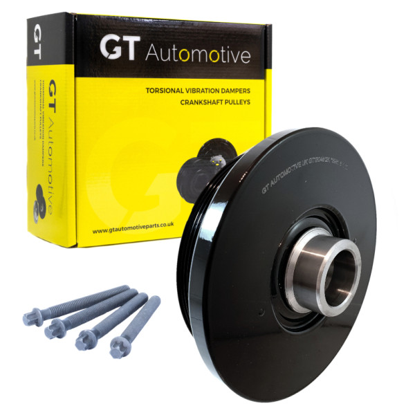 CRANKSAHFT PULLEY BMW N57 D30 330d 330xd 05 > ... w/ 4 Bolts image