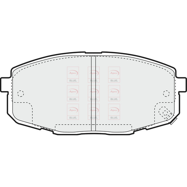 APEC BLUE BRAKE PADS (FRONT) (R90) image