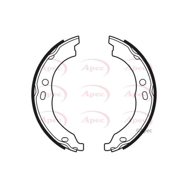APEC BRAKE SHOES (REAR) (R90) image
