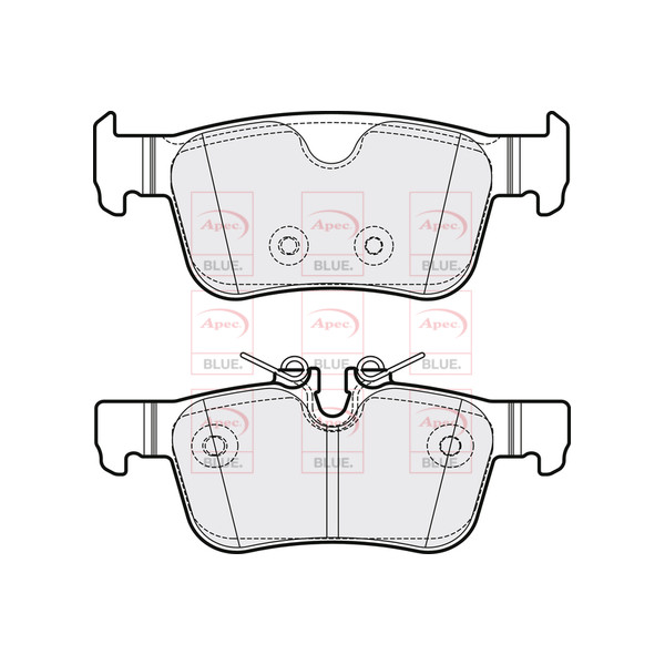 APEC BLUE BRAKE PADS (REAR) (R90) image