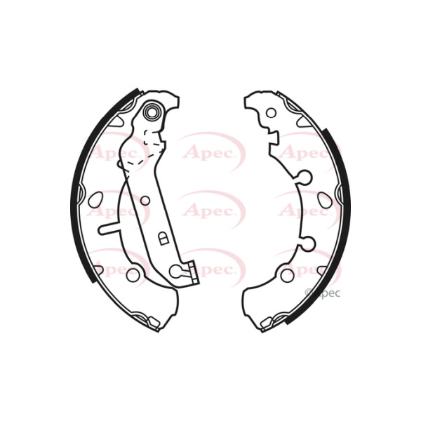 APEC BRAKE SHOES (REAR) (R90) image