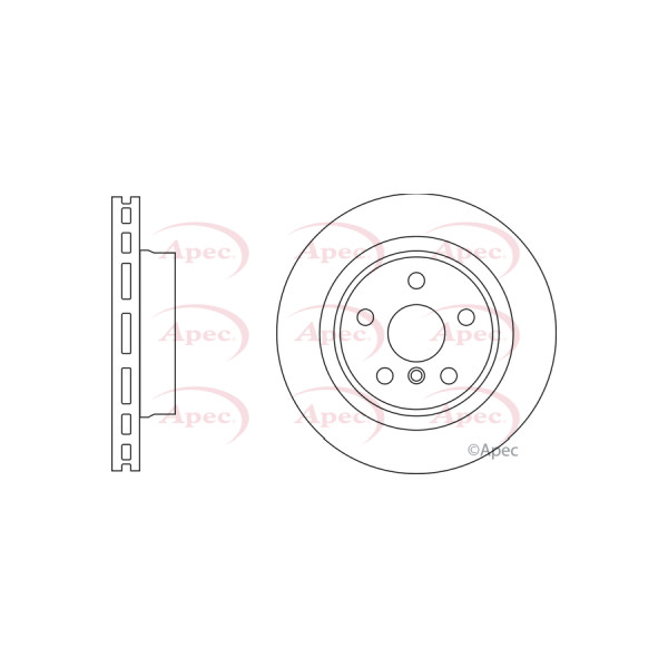 APEC BRAKE DISC (REAR) (SINGLE) image