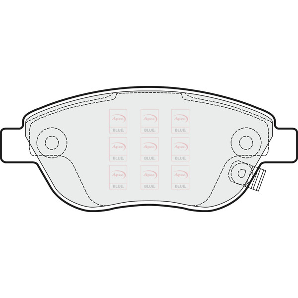 APEC BLUE BRAKE PADS (FRONT) (R90) image