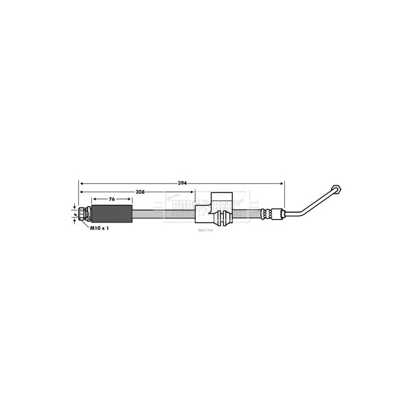 BRAKE HOSE image