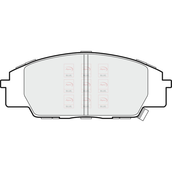 APEC BLUE BRAKE PADS (FRONT) (R90) image