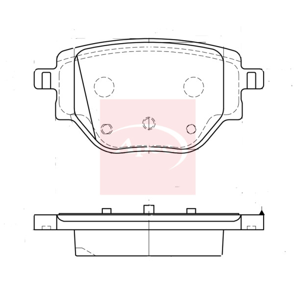 APEC BRAKE PADS (REAR) (R90) image