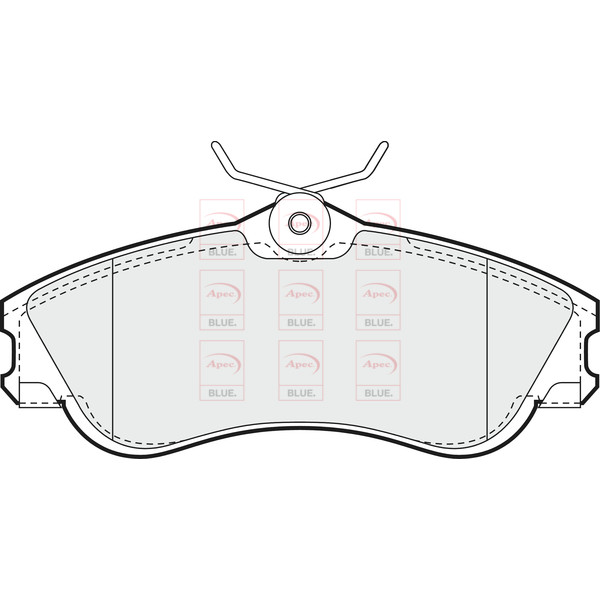 APEC BLUE BRAKE PADS (FRONT) (R90) image