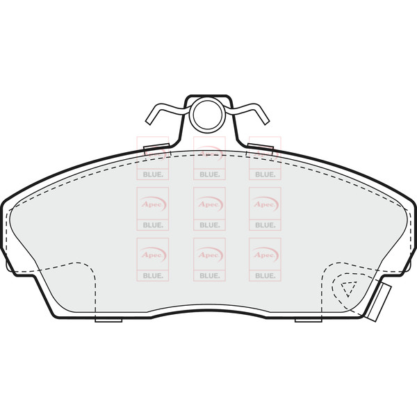 APEC BLUE BRAKE PADS (FRONT) (R90) image