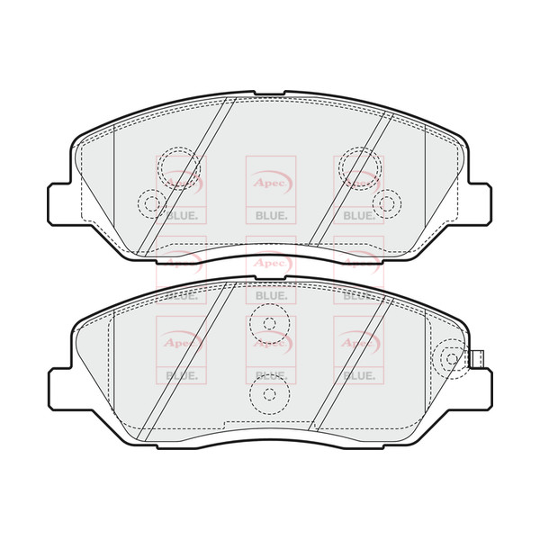 APEC BLUE BRAKE PADS (FRONT) (R90) image