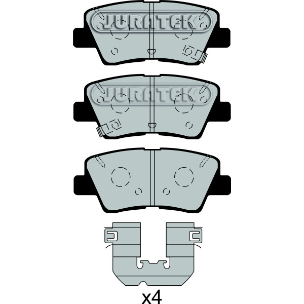 PAD (REAR) - HYUNDAI KIA SSANGYONG image