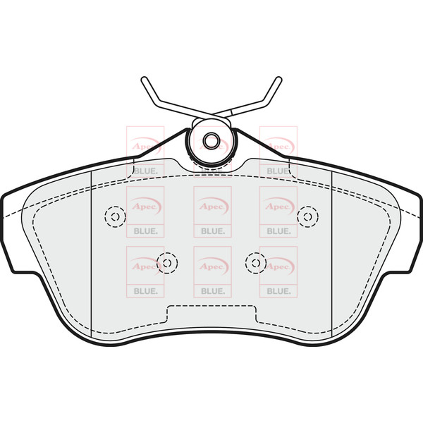 APEC BLUE BRAKE PADS (REAR) (R90) image