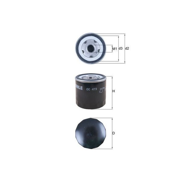 OIL FILTER - SPIN ON image