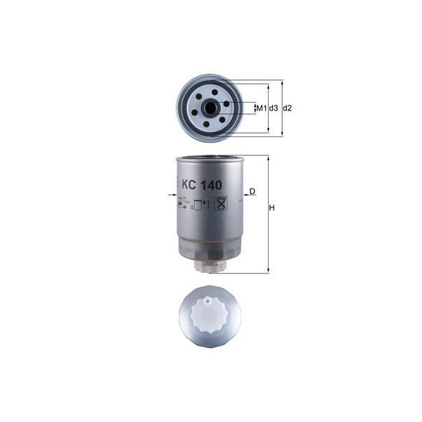 FUEL FILTER - SPIN ON image