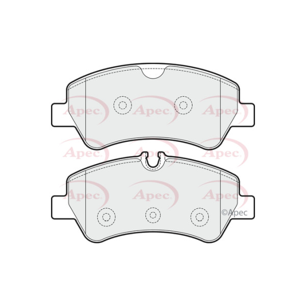 APEC BRAKE PADS (REAR) (R90) image