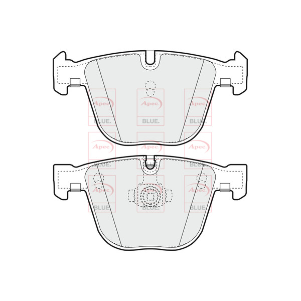 APEC BLUE BRAKE PADS (REAR) (R90) image
