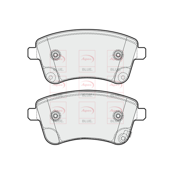 APEC BLUE BRAKE PADS (FRONT) (R90) image