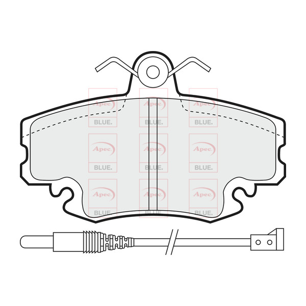 APEC BLUE BRAKE PADS (FRONT) (R90) image