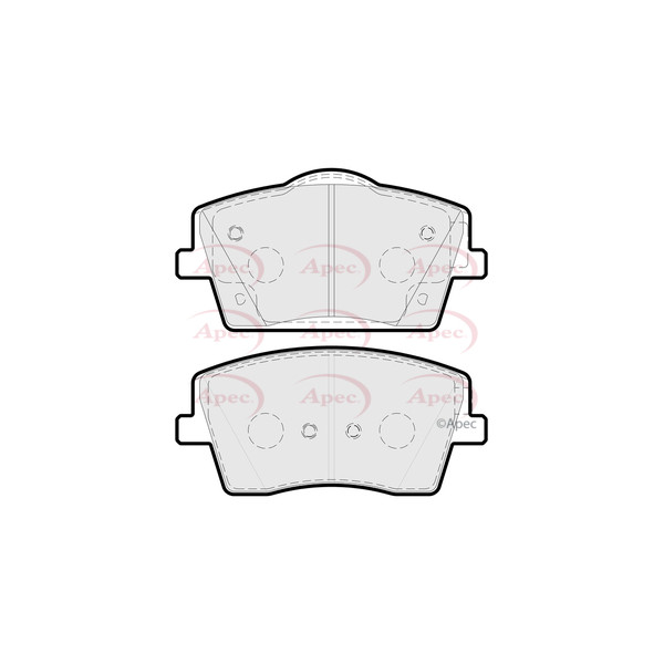 APEC BRAKE PADS (FRONT) (R90) image