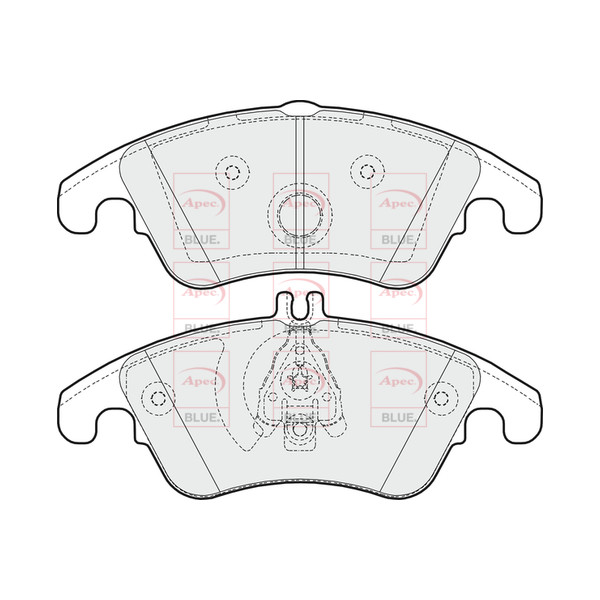 APEC BLUE BRAKE PADS (FRONT) (R90) image