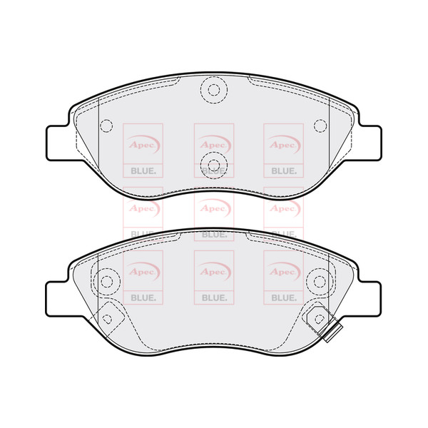 APEC BLUE BRAKE PADS (FRONT) (R90) image