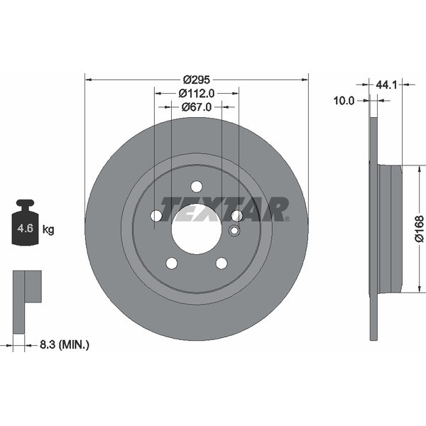 TEXTAR PC BRAKE DISCS image