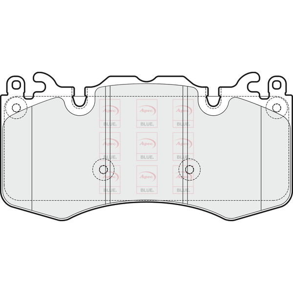 APEC BLUE BRAKE PADS (FRONT) (R90) image