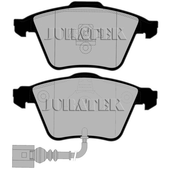 PAD (FRONT) - AUDI SEAT SKODA VW image