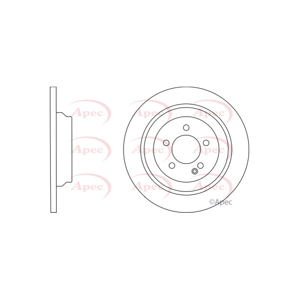 APEC BRAKE DISC (REAR) (SINGLE) image