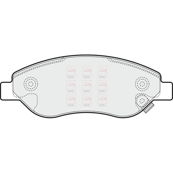 APEC BLUE BRAKE PADS (FRONT) (R90) image